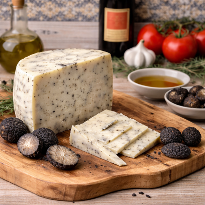 Queso con Trufa – ovčí syr s čiernou hľuzovkou zo Španielska