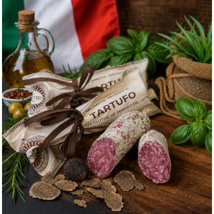 Salame al Tartufo – talianska saláma s letnou hľuzovkou