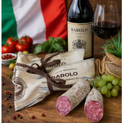 Salame al Barolo – talianska saláma s vínom Barolo