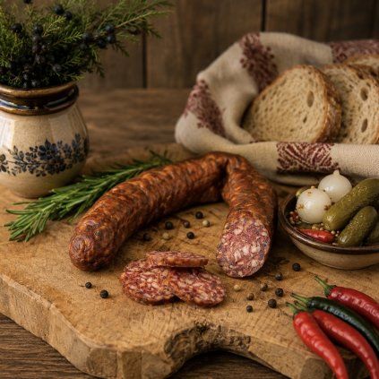 Jelenia klobása extra sušená – slovenská prémiová delikatesa