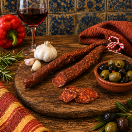 Katalánske Chorizo – pikantná španielska sušená klobása