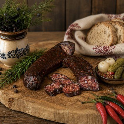 Hovädzia klobása 100% – 100% hovädzia slovenská delikatesa
